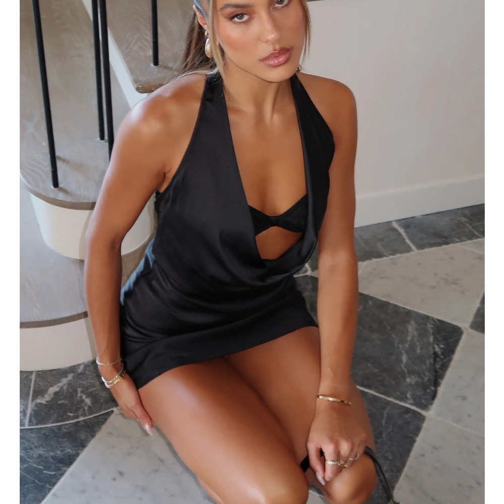 We'll Always Be Friends Mini Dress Black